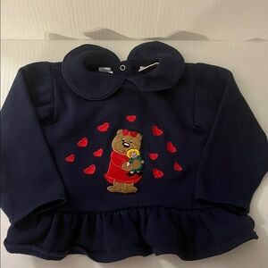 Vintage Just FRIENDS Navy Blue Toddler Sweater